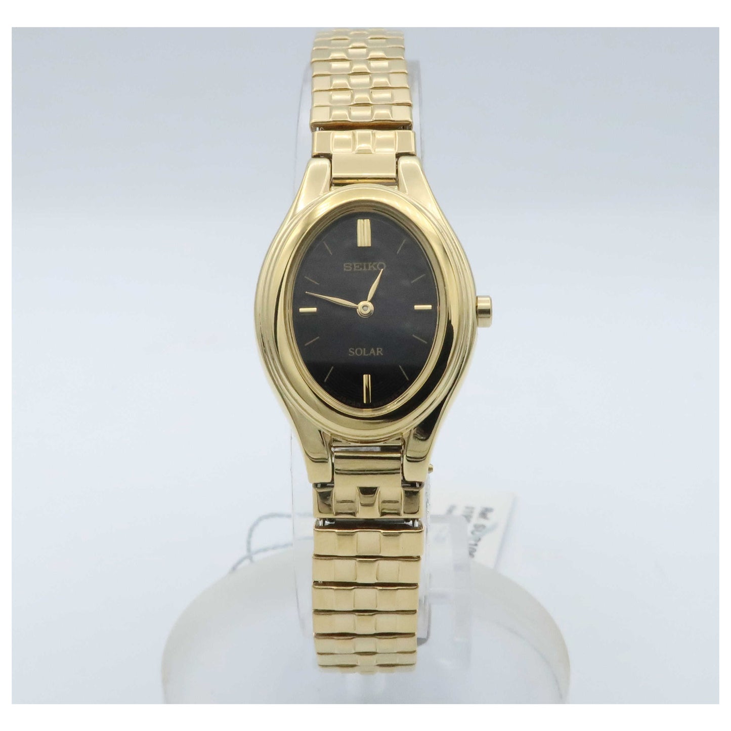 Front view of Seiko Solar Women's Solar Powered Quartz Watch SUP106-SDV