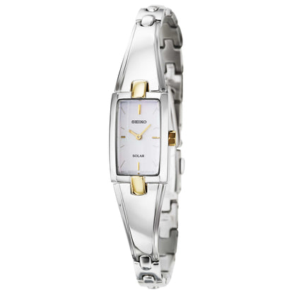 Front view of Seiko Core Women's Solar Powered Quartz Watch SUP218