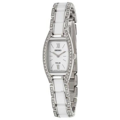 Front view of Seiko Core Women's Solar Powered Quartz Watch SUP221