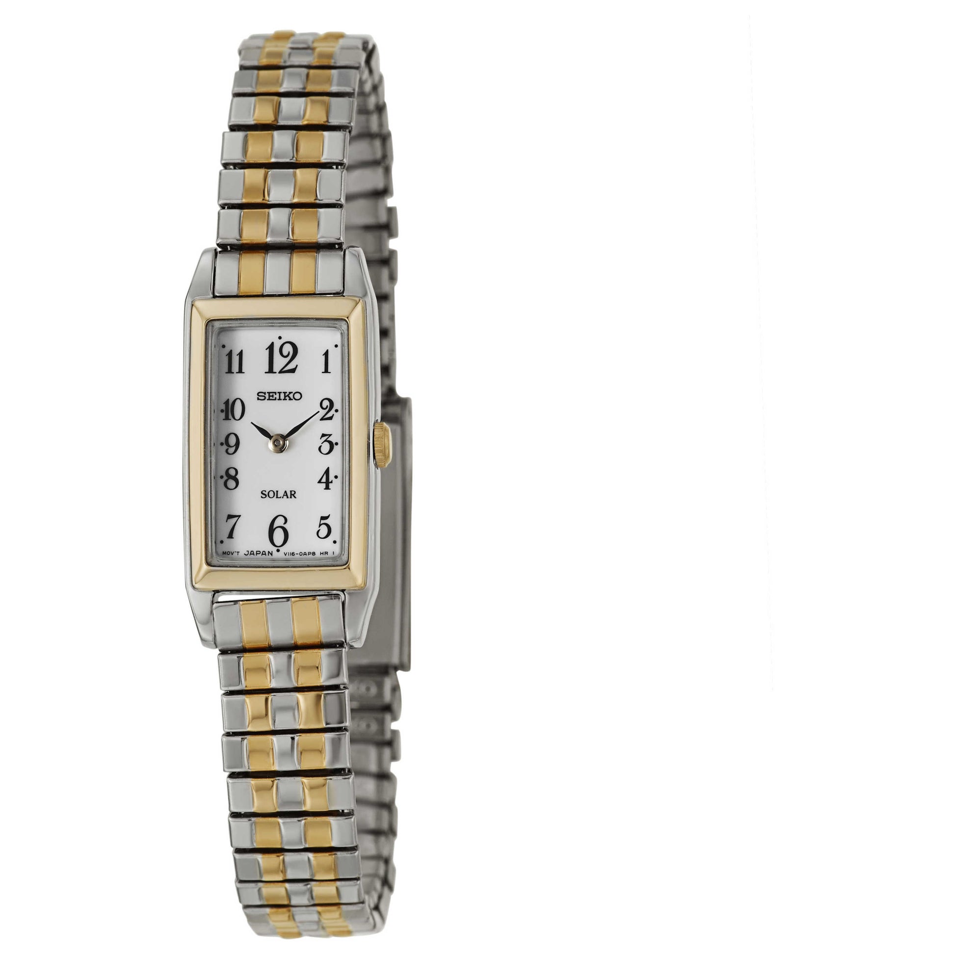 Front view of Seiko Core Women's Solar Powered Quartz Watch SUP228