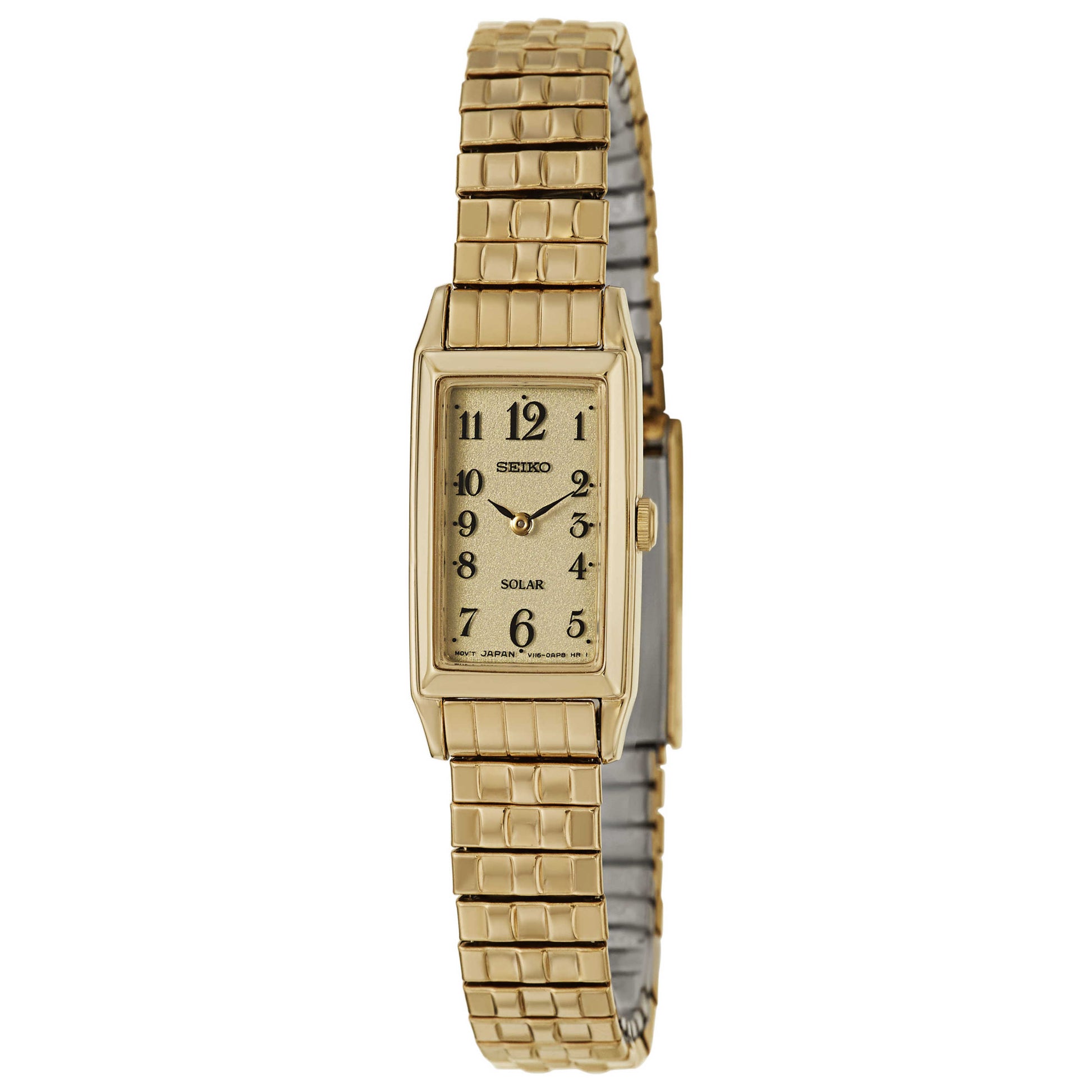 Front view of Seiko Core Women's Solar Powered Quartz Watch SUP230