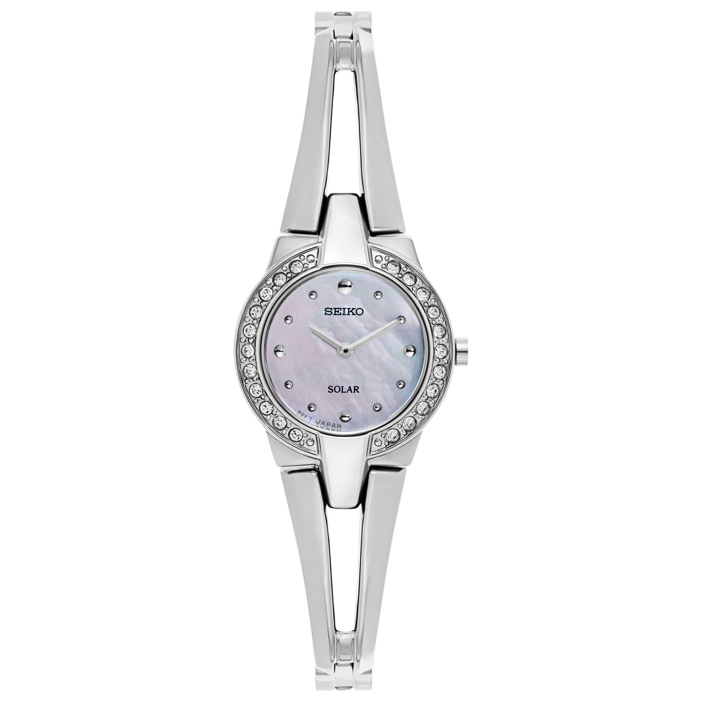 Front view of Seiko Tressia Women's Solar Powered Quartz Watch SUP231