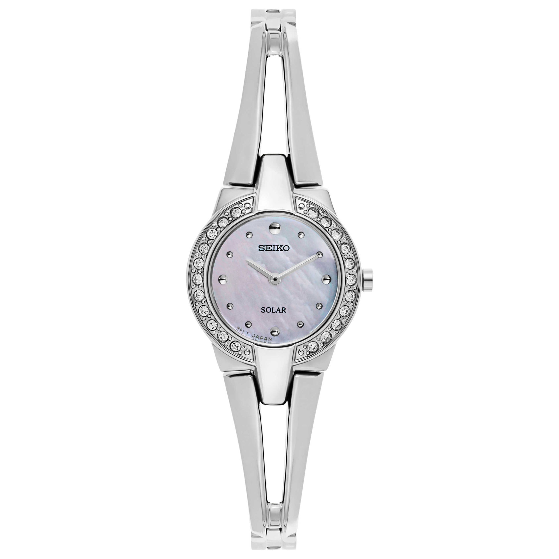 Front view of Seiko Tressia Women's Solar Powered Quartz Watch SUP231