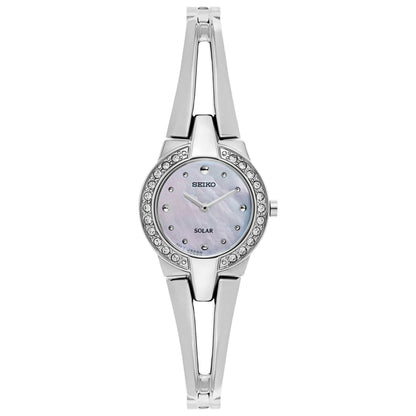 Front view of Seiko Tressia Women's Solar Powered Quartz Watch SUP231