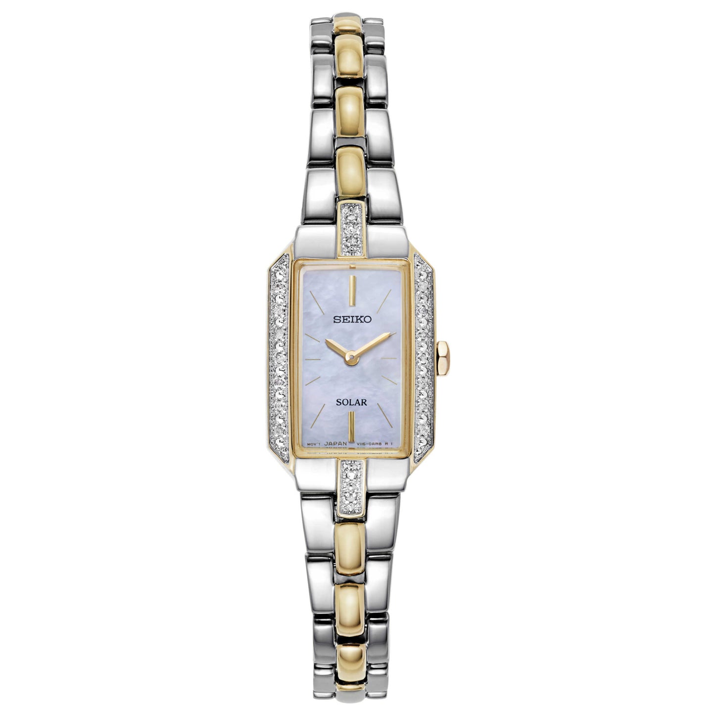 Front view of Seiko Core Women's Solar Powered Quartz Watch SUP234