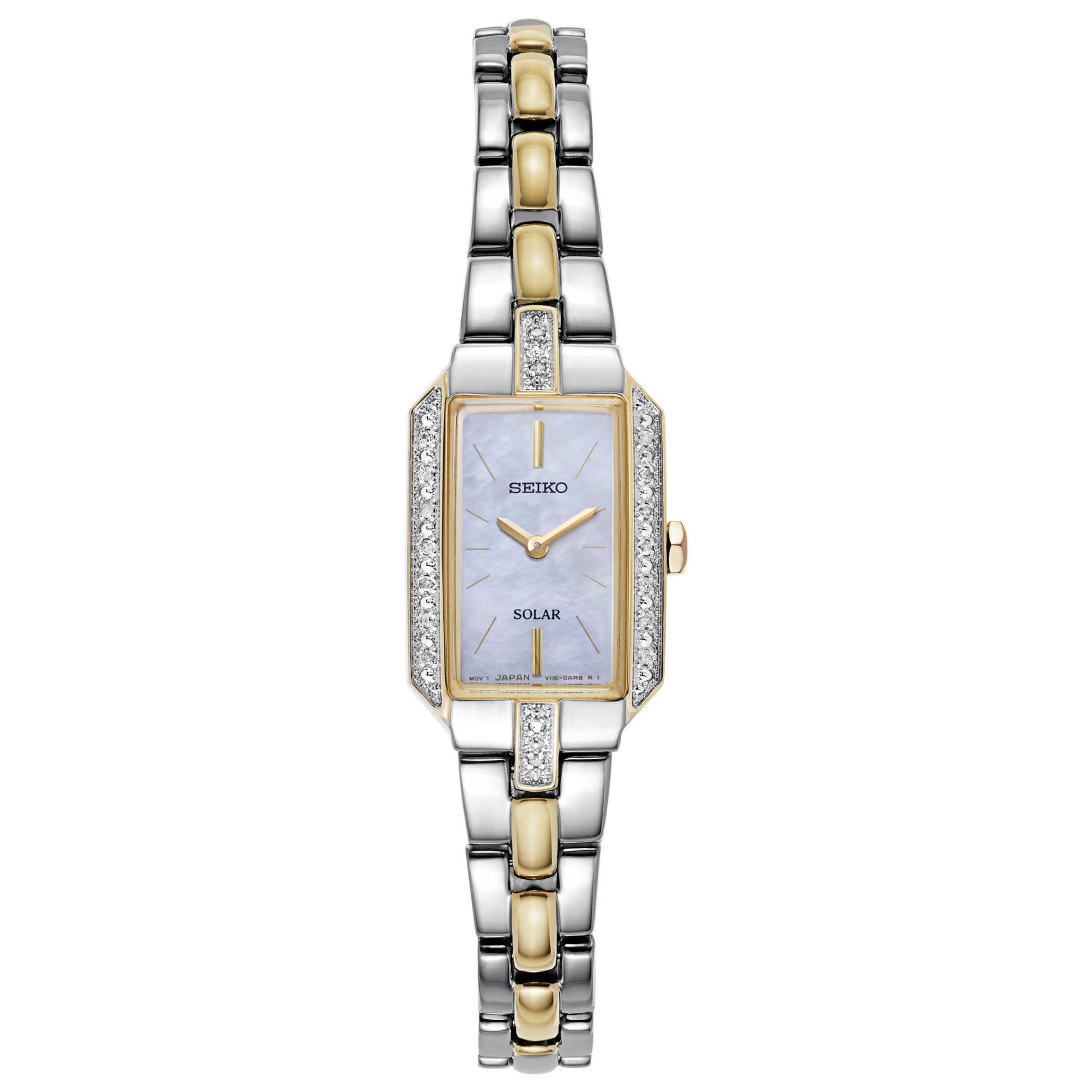 Front view of Seiko Core Women's Solar Powered Quartz Watch SUP234