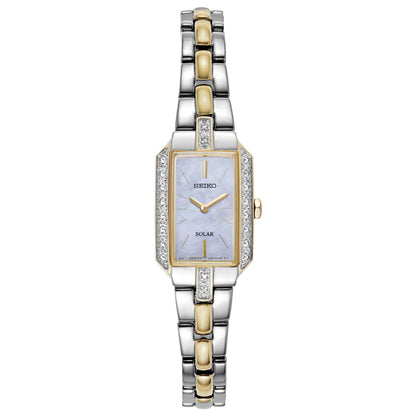 Front view of Seiko Core Women's Solar Powered Quartz Watch SUP234