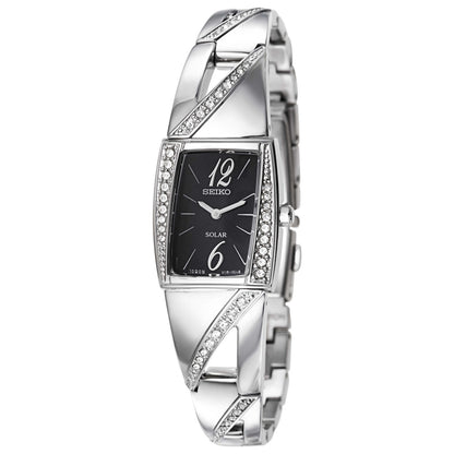 Front view of Seiko Core Women's Solar Powered Quartz Watch SUP245