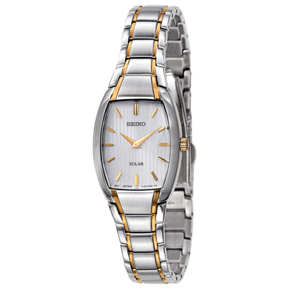 Front view of Seiko Core Women's Solar Powered Quartz Watch SUP260