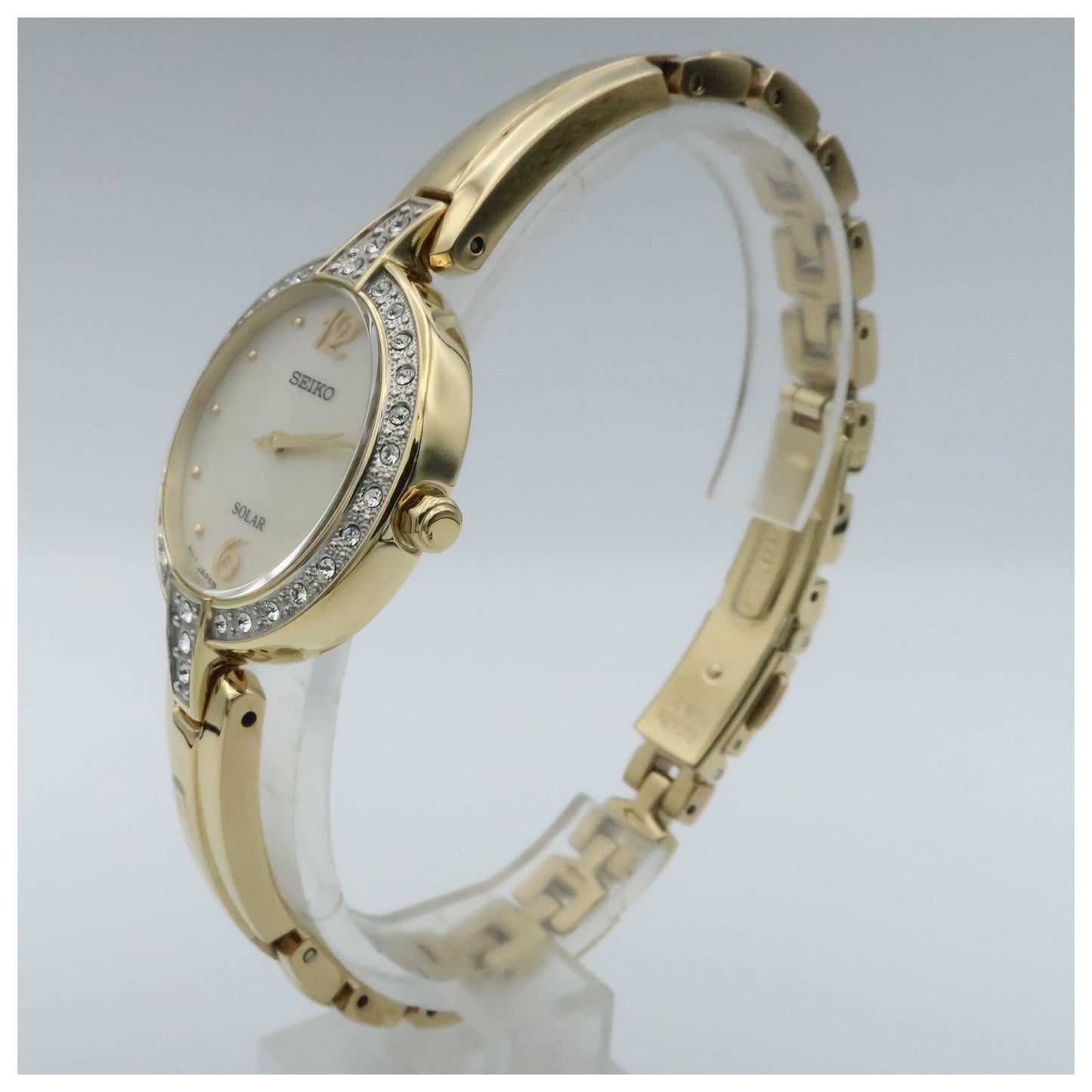 Seiko Core Women's Solar Powered Quartz Watch SUP290-PO - Image #4