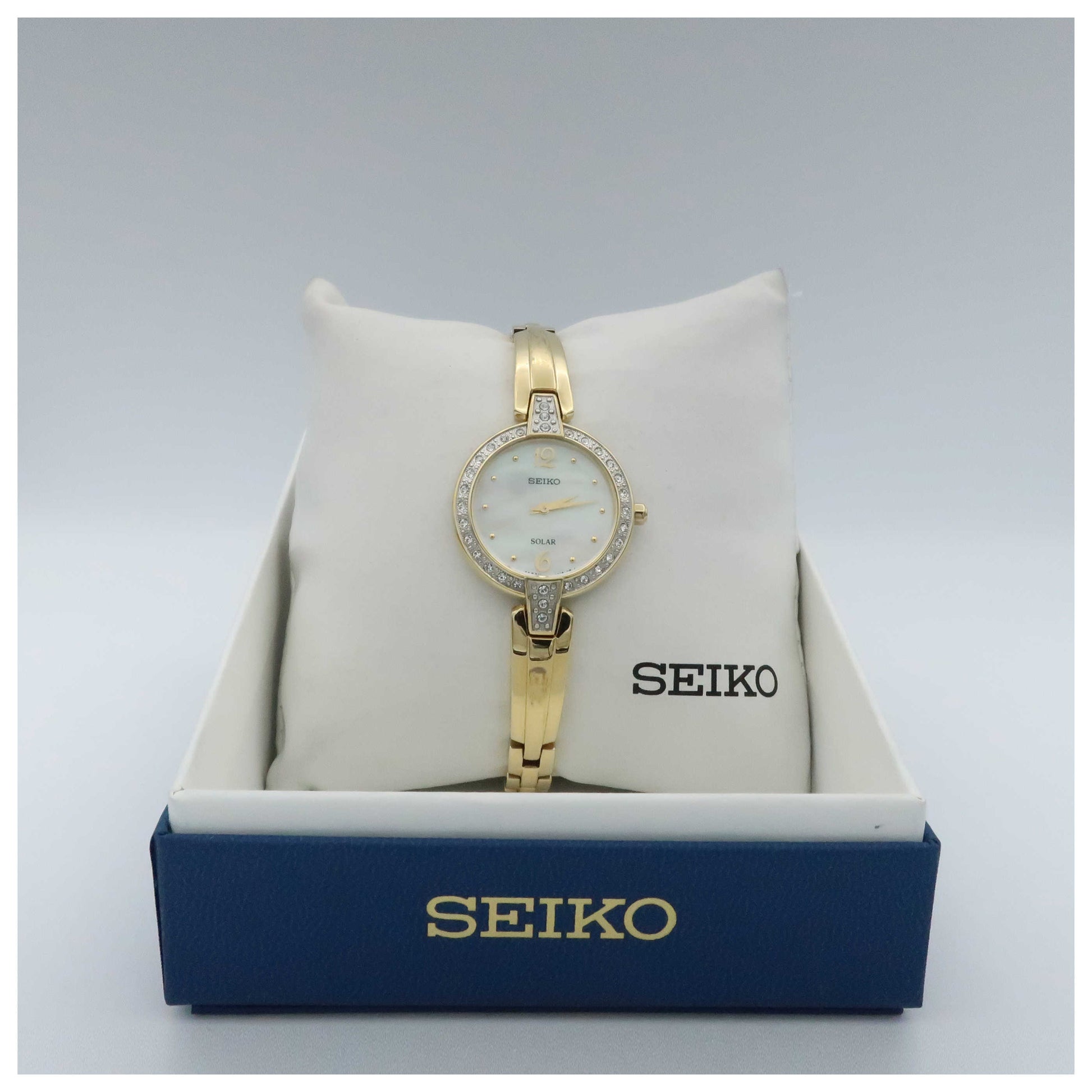 Seiko Core Women's Solar Powered Quartz Watch SUP290-PO - Image #6
