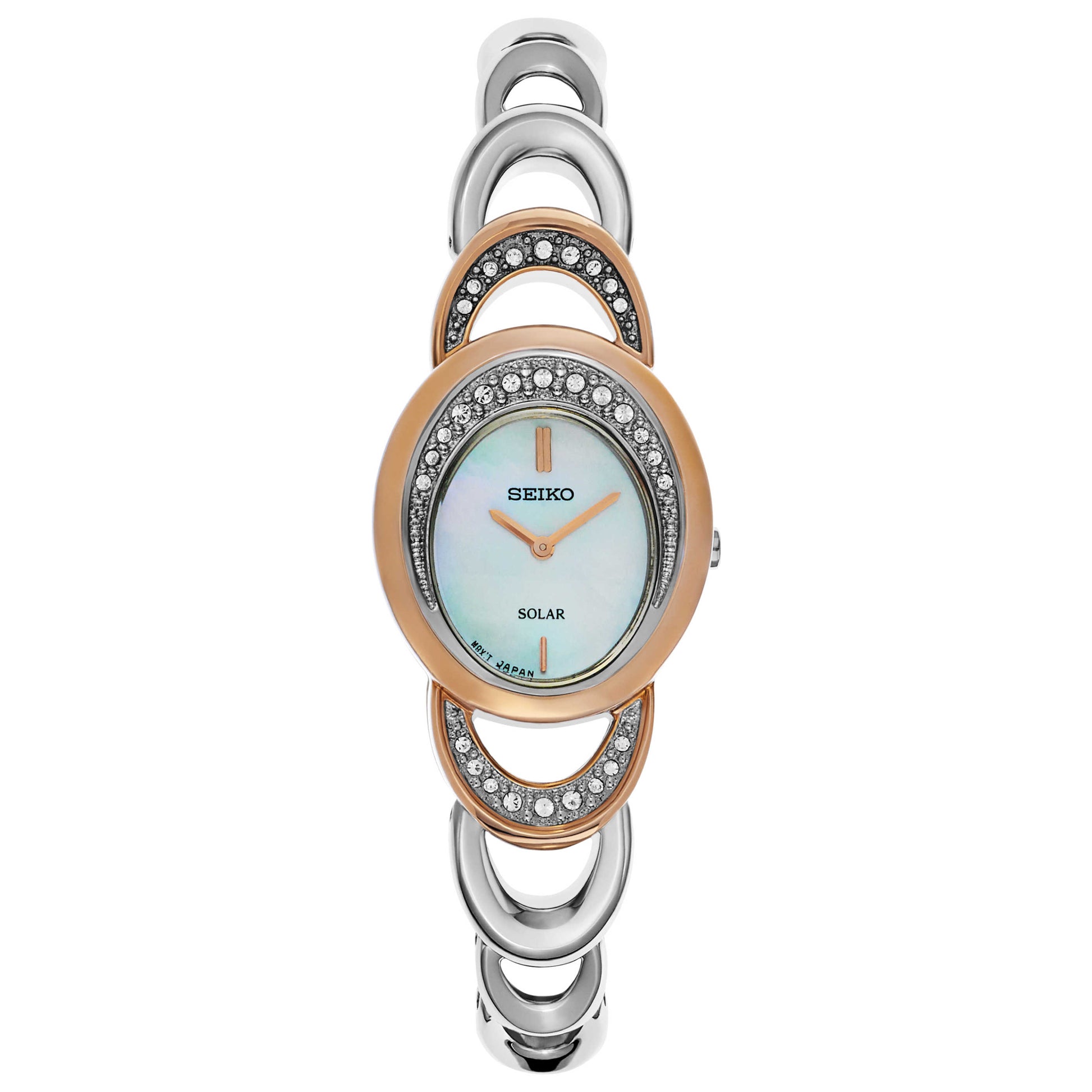 Front view of Seiko Core Women's Solar Powered Quartz Watch SUP306
