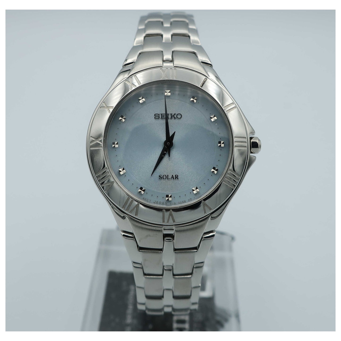 Front view of Seiko Recraft Series Women's Solar Powered Quartz Watch SUP307-SD