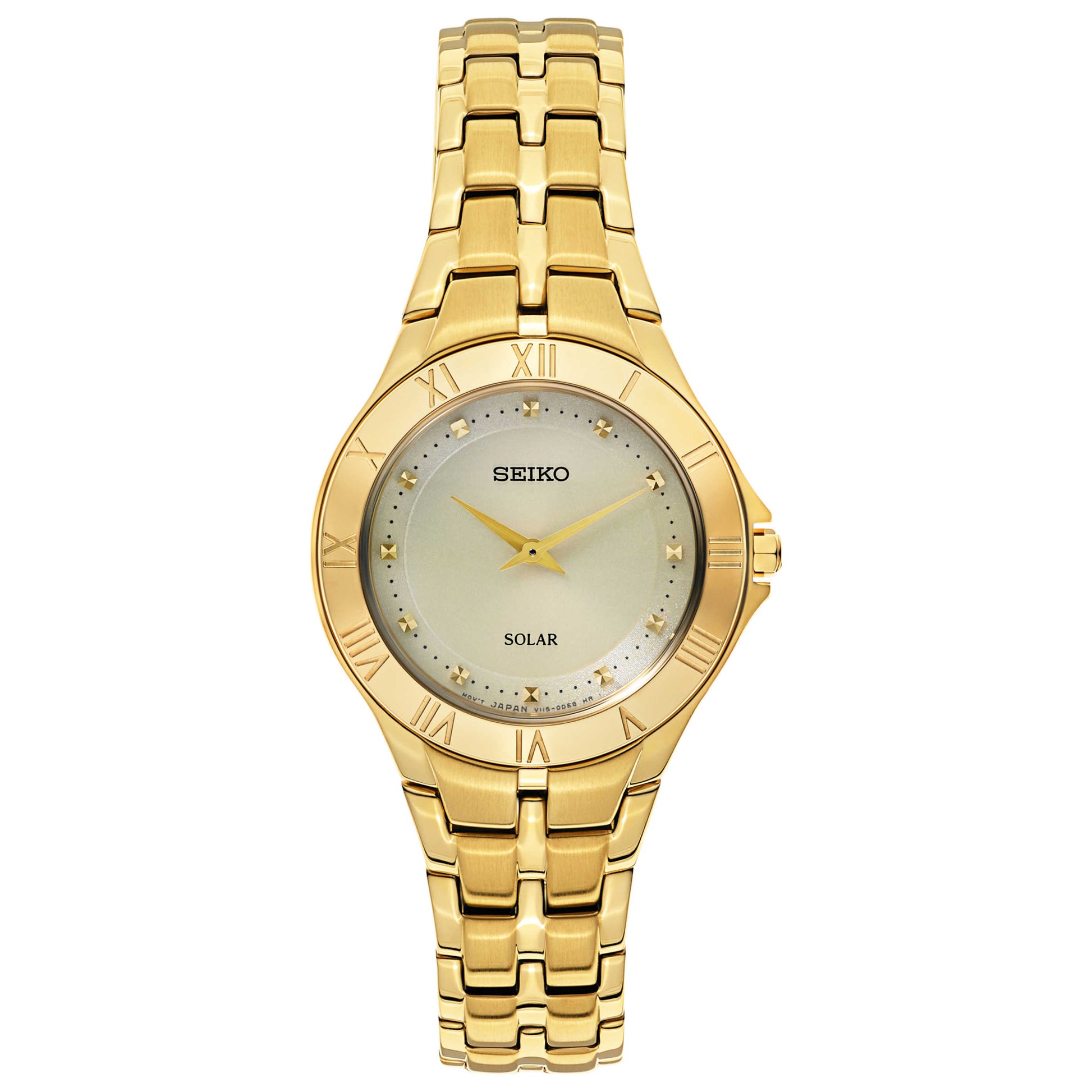 Front view of Seiko Recraft Series Women's Solar Powered Quartz Watch SUP310