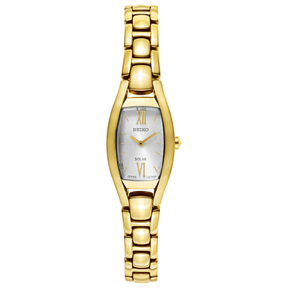 Front view of Seiko Women's Solar Powered Quartz Watch SUP320