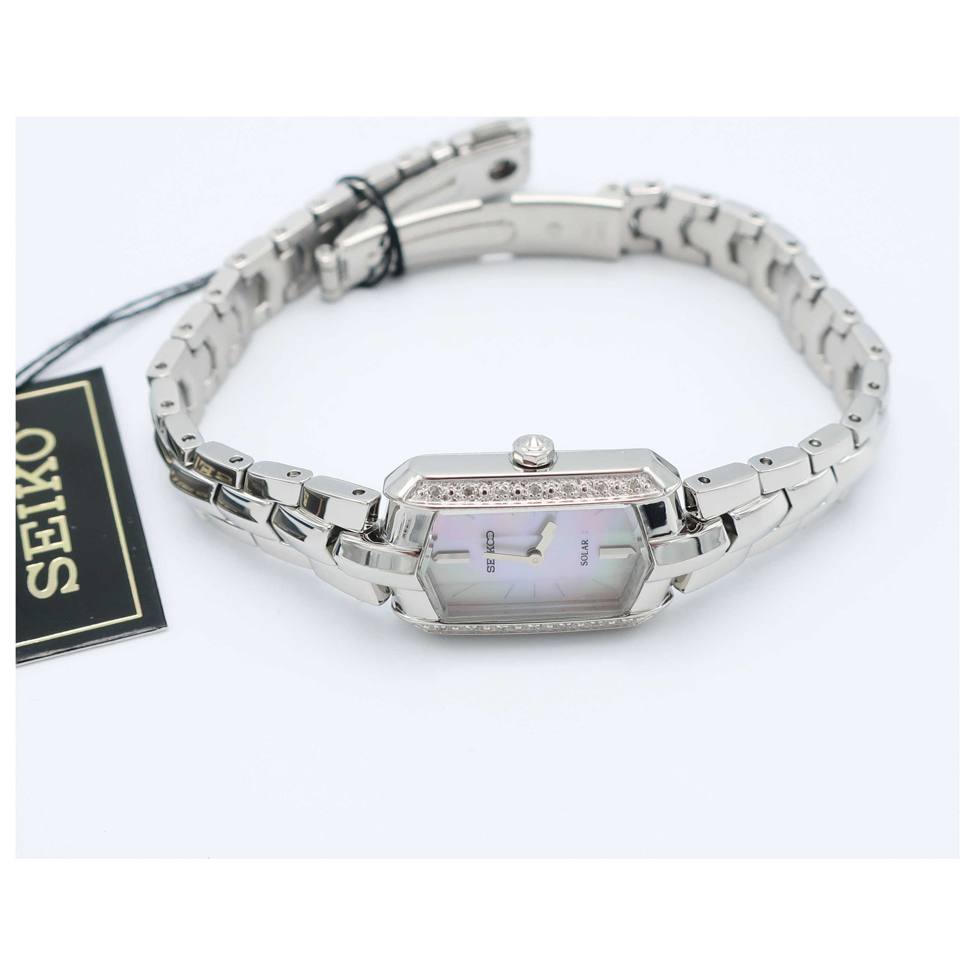 Seiko Tressia Women's Solar Powered Quartz Watch SUP329-SD - Image #8