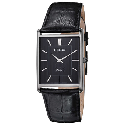 Front view of Seiko Core Men's Solar Powered Quartz Watch SUP881