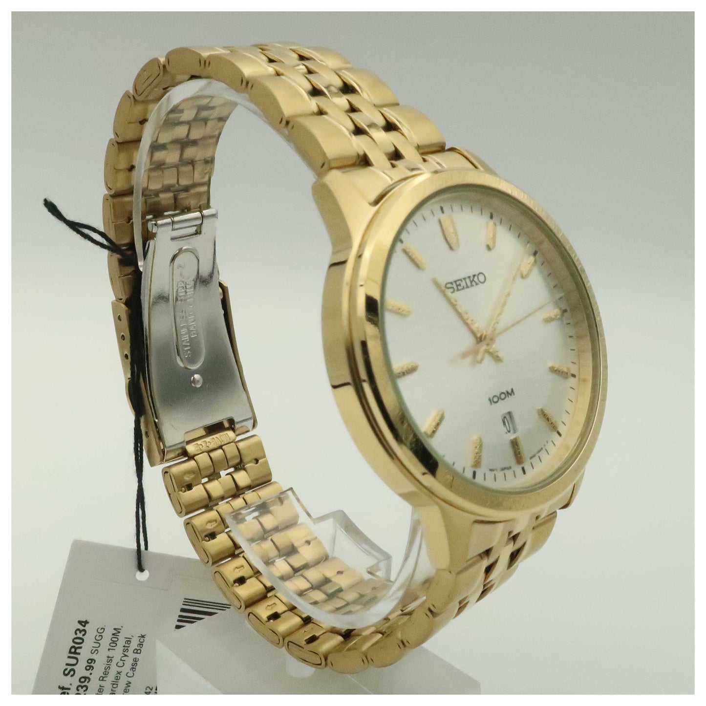 Seiko Bracelet Men's Japanese Quartz (Battery-Powered) Watch SUR034-SDV - Image #3