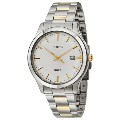 Front view of Seiko Dress Men's Japanese Quartz (Battery-Powered) Watch SUR053