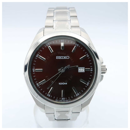 Front view of Seiko Dress Men's Japanese Quartz (Battery-Powered) Watch SUR069-SDV2