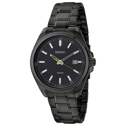 Front view of Seiko Dress Men's Japanese Quartz (Battery-Powered) Watch SUR073