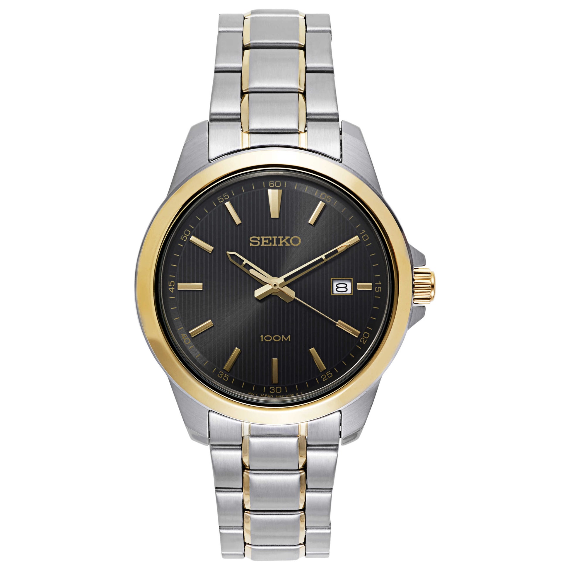 Front view of Seiko Dress Men's Japanese Quartz (Battery-Powered) Watch SUR170