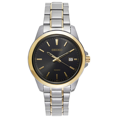 Front view of Seiko Dress Men's Japanese Quartz (Battery-Powered) Watch SUR170