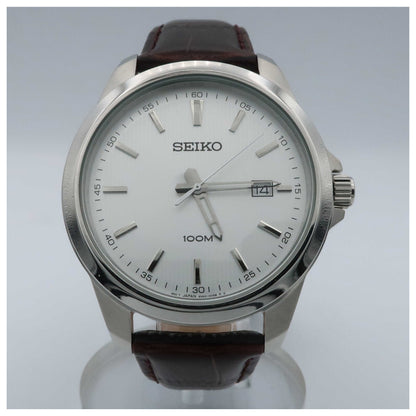 Front view of Seiko Dress Men's Japanese Quartz (Battery-Powered) Watch SUR175-SDV