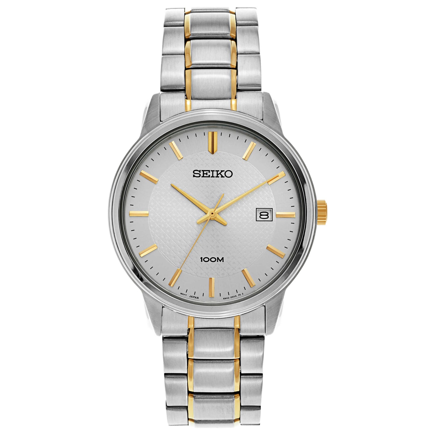 Front view of Seiko Dress Men's Japanese Quartz (Battery-Powered) Watch SUR197