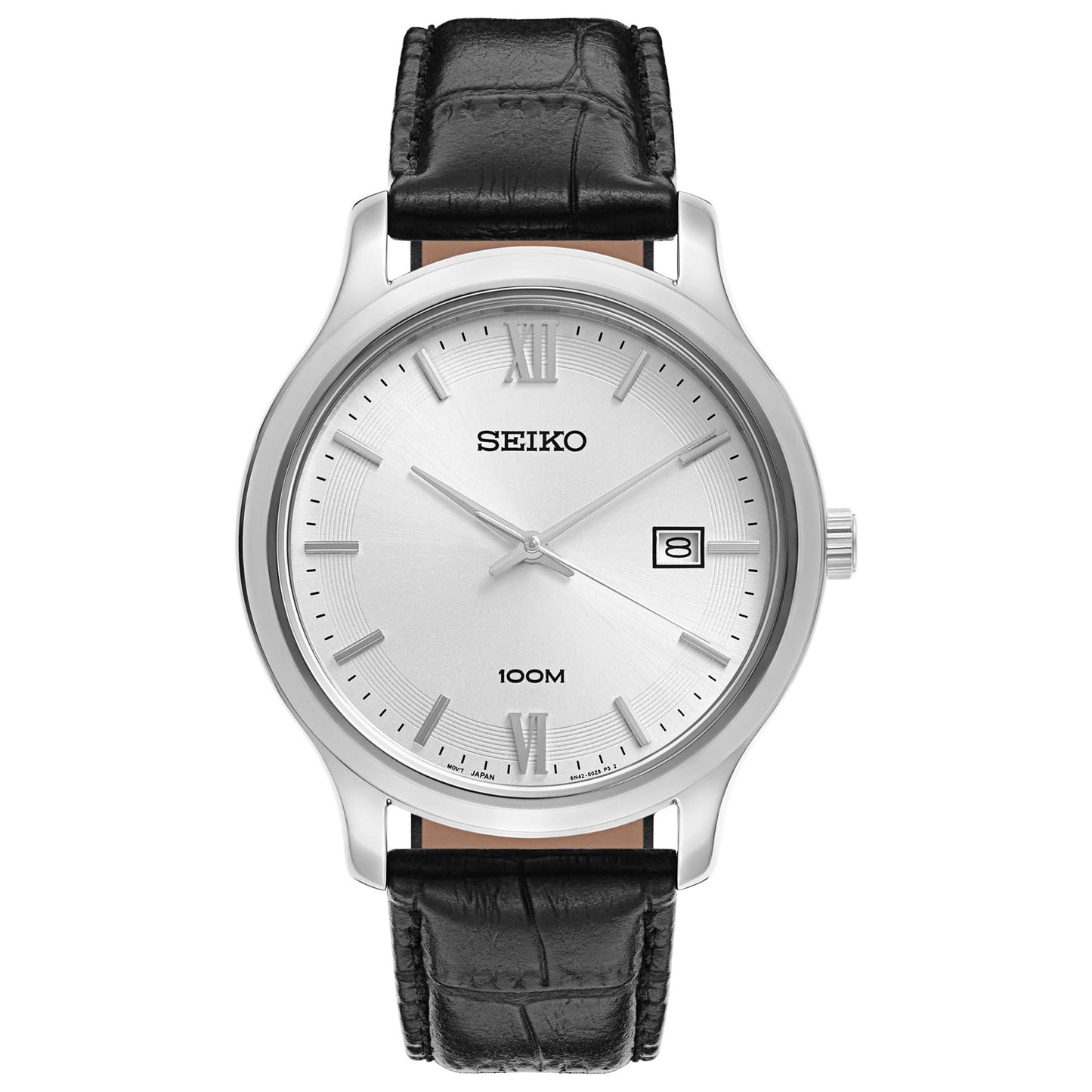 Front view of Seiko Special Value Men's Japanese Quartz (Battery-Powered) Watch SUR225