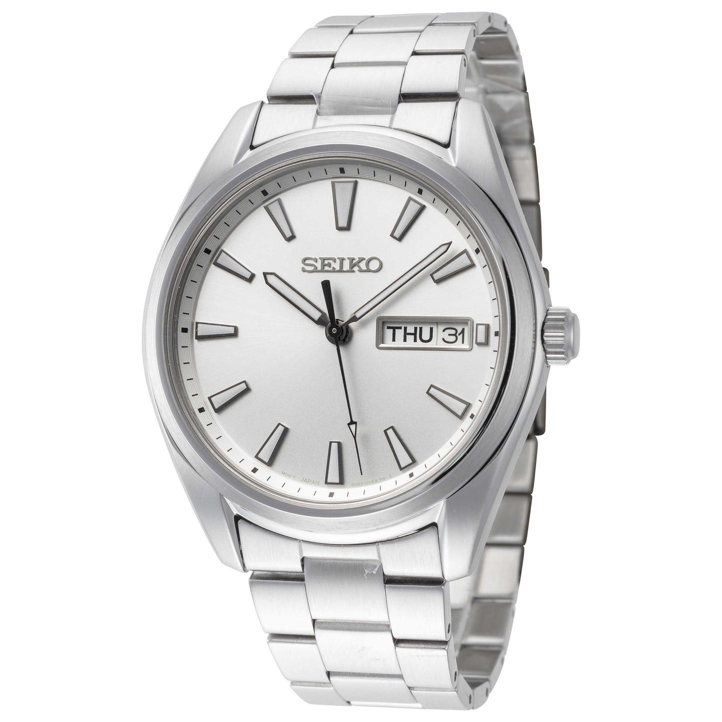 Front view of Seiko Essentials Men's Quartz Watch SUR339P1