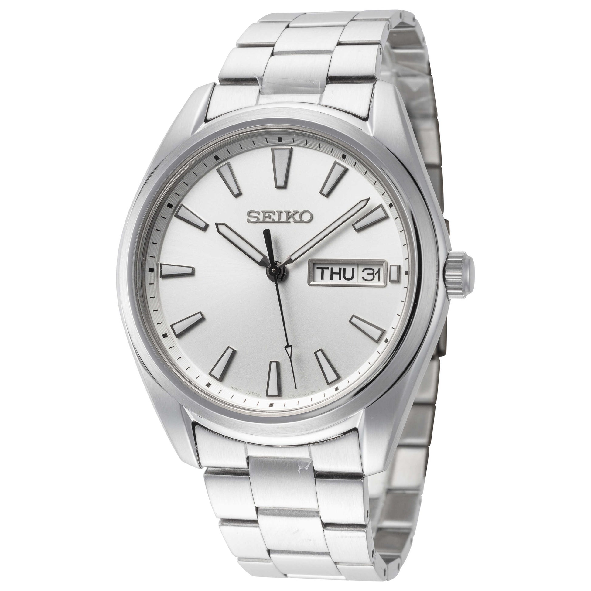 Front view of Seiko Essentials Men's Quartz Watch SUR339P1
