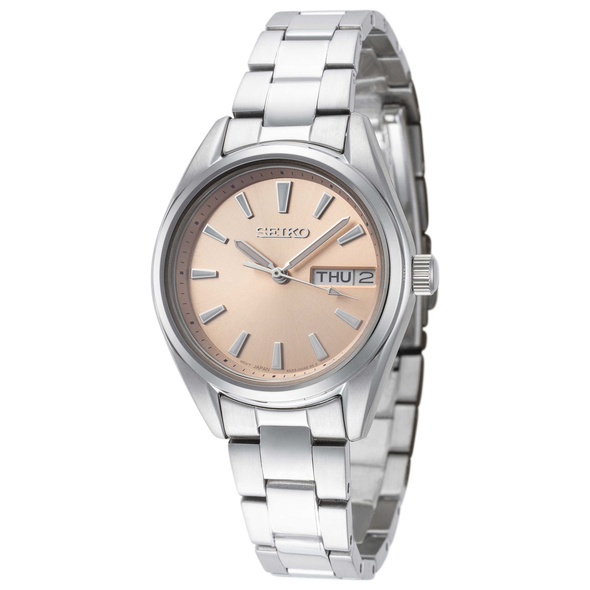 Front view of Seiko Neo Classic Women's Quartz Watch SUR351P1