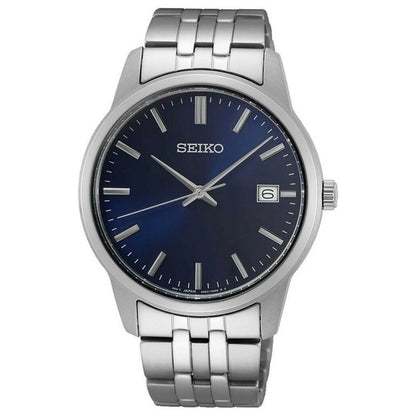 Front view of Seiko Classic Men's Quartz Watch SUR399P1