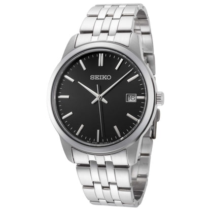 Front view of Seiko Core Men's Quartz Watch SUR401P1