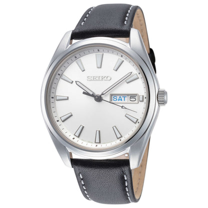 Front view of Seiko Neo Classic Men's Quartz Watch SUR447P1