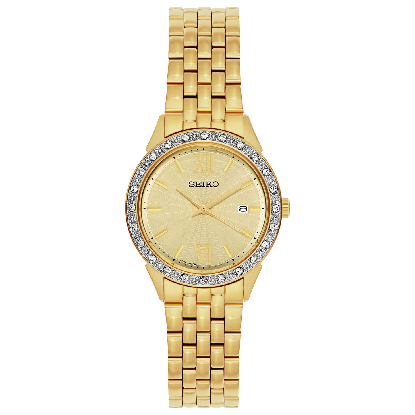 Front view of Seiko Dress Women's Japanese Quartz (Battery-Powered) Watch SUR688