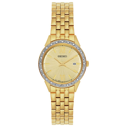 Front view of Seiko Dress Women's Japanese Quartz (Battery-Powered) Watch SUR688