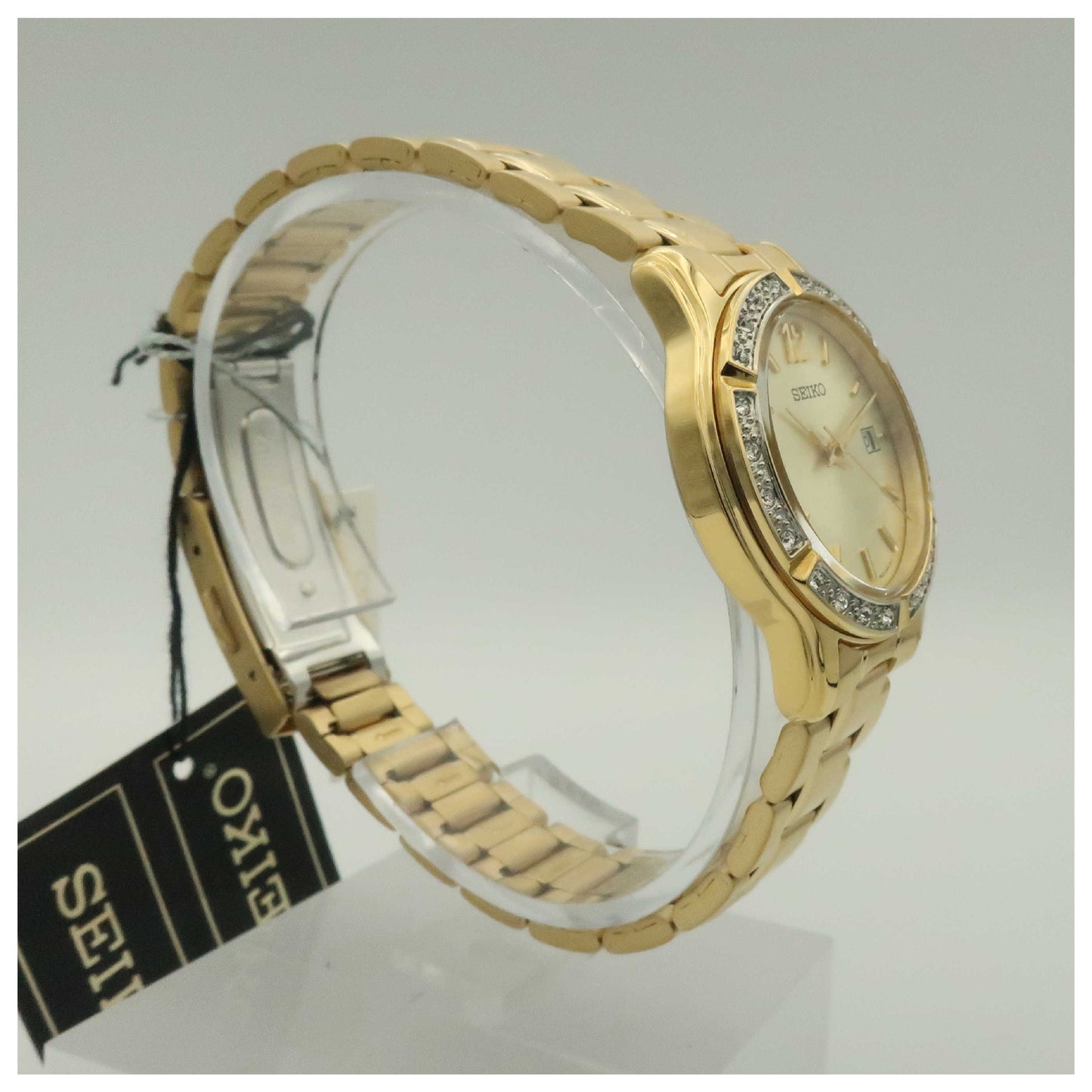Seiko Crystal Dress Women's Japanese Quartz (Battery-Powered) Watch SUR714-SDV - Image #3