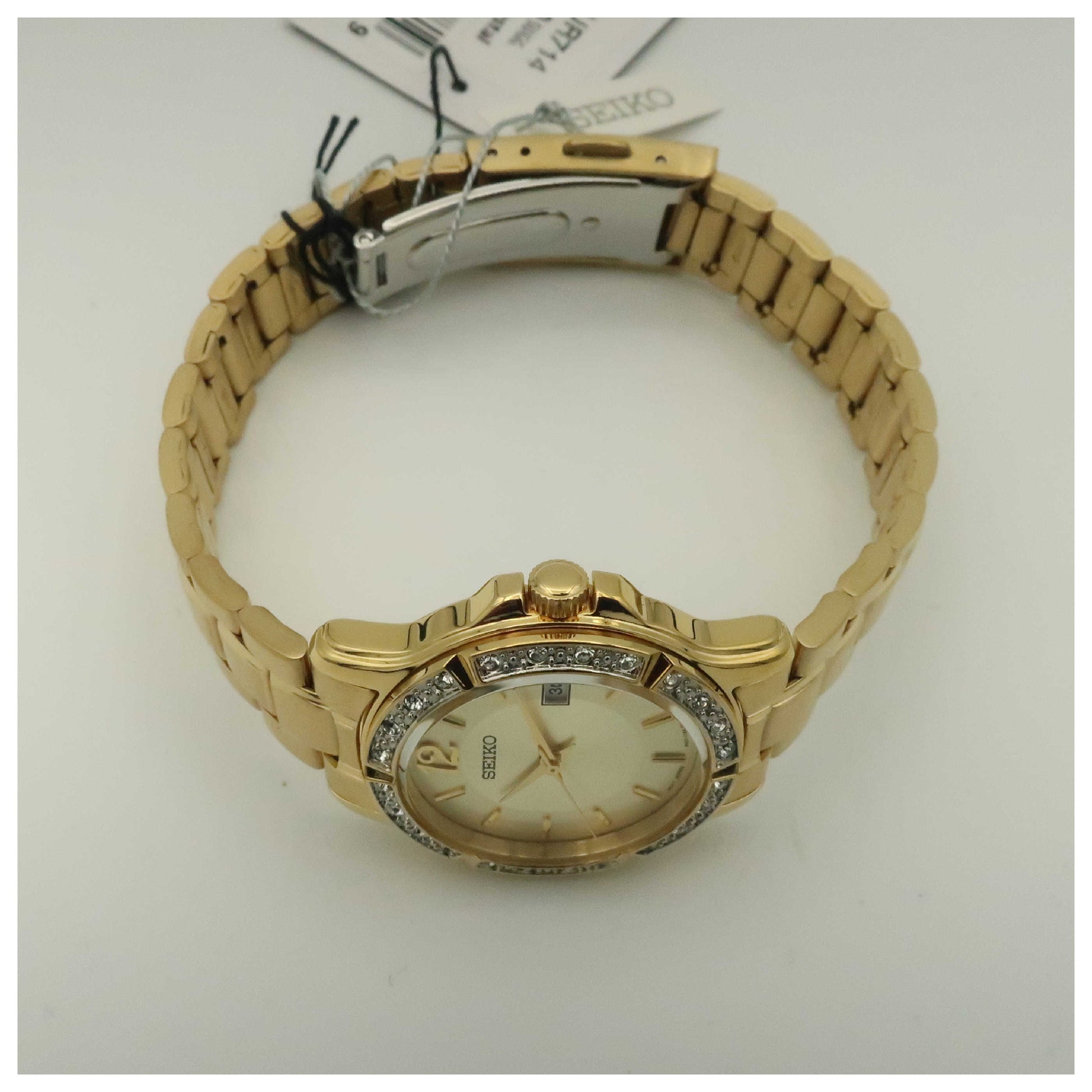 Seiko Crystal Dress Women's Japanese Quartz (Battery-Powered) Watch SUR714-SDV - Image #8