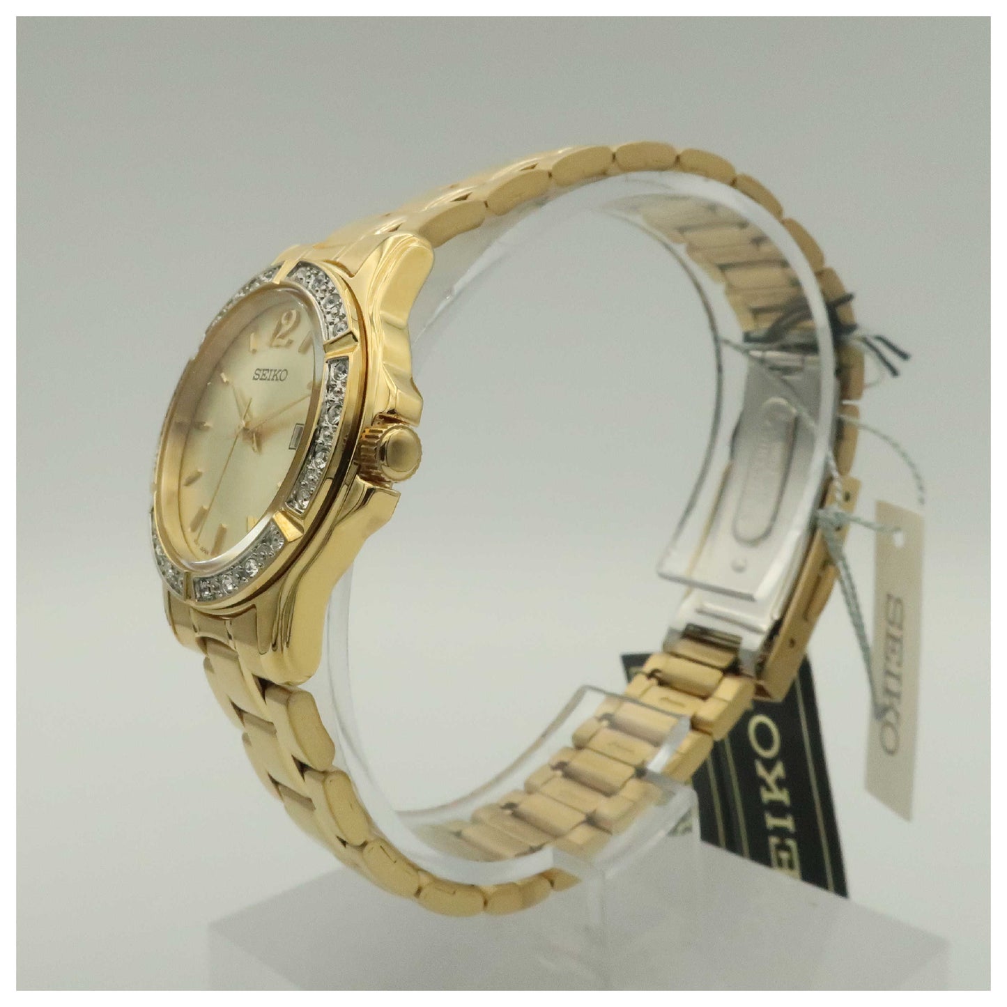 Seiko Crystal Dress Women's Japanese Quartz (Battery-Powered) Watch SUR714-SDV - Image #4