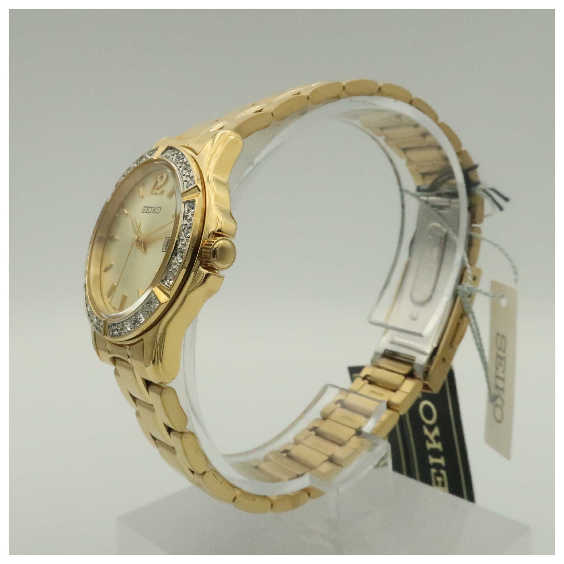 Seiko Crystal Dress Women's Japanese Quartz (Battery-Powered) Watch SUR714-SDV - Image #4