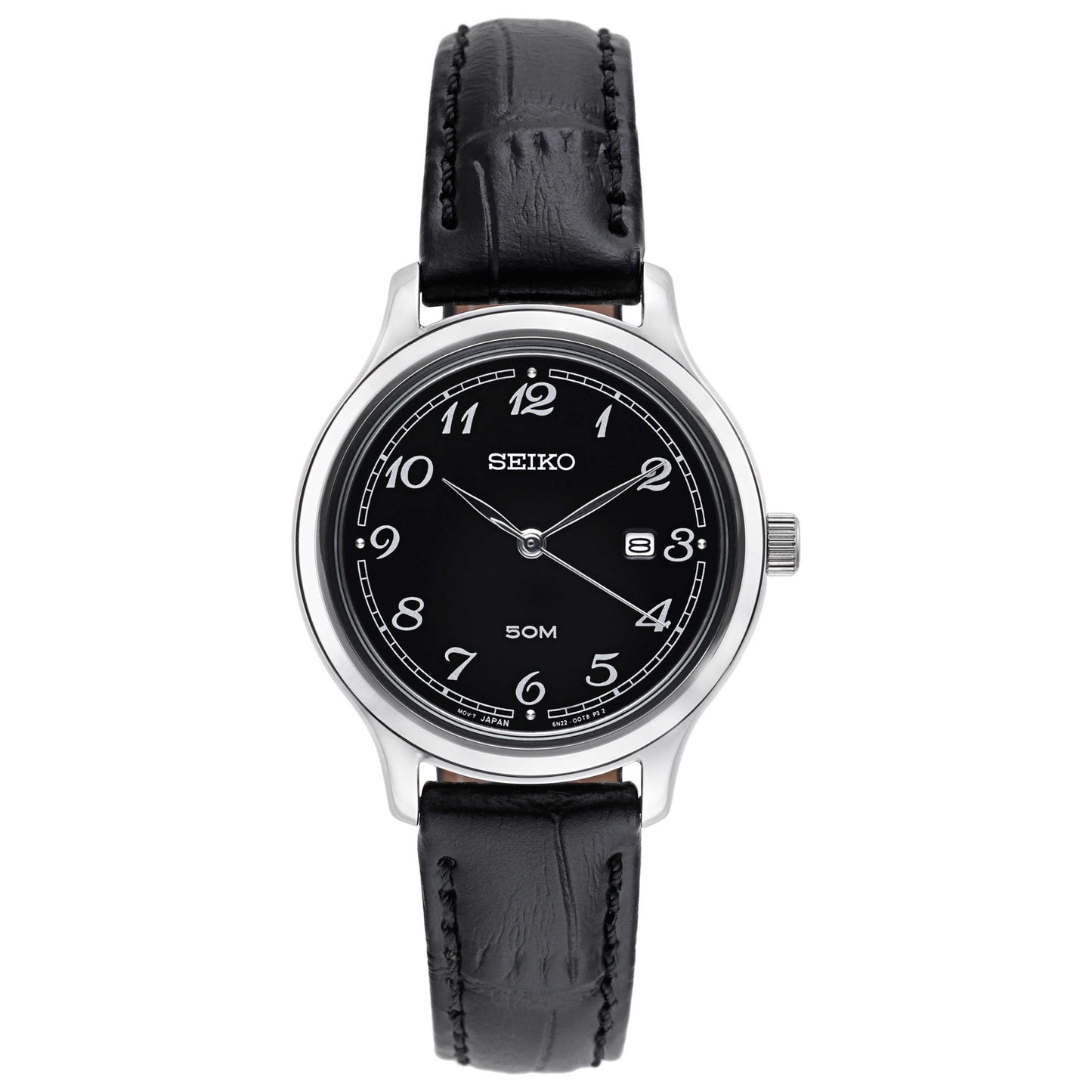Front view of Seiko Strap Women's Japanese Quartz (Battery-Powered) Watch SUR773