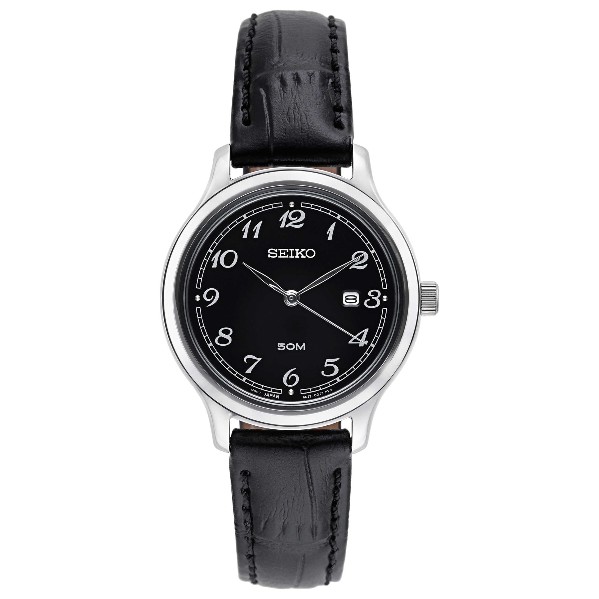 Front view of Seiko Strap Women's Japanese Quartz (Battery-Powered) Watch SUR773