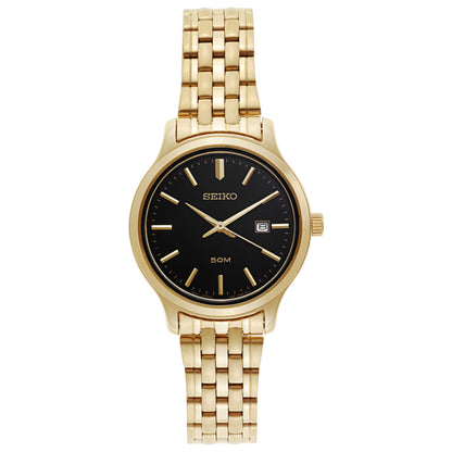 Front view of Seiko Bracelet Women's Japanese Quartz (Battery-Powered) Watch SUR778