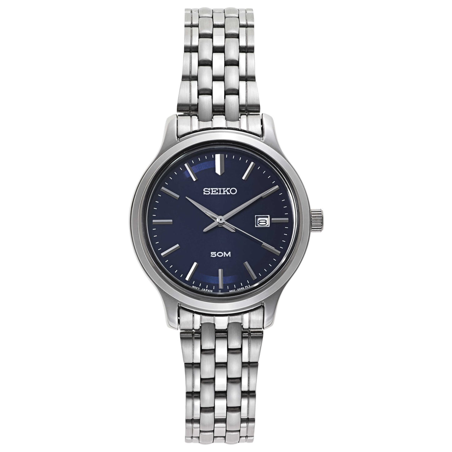 Front view of Seiko Bracelet Women's Japanese Quartz (Battery-Powered) Watch SUR797