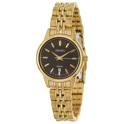 Front view of Seiko Bracelet Women's Japanese Quartz (Battery-Powered) Watch SUR886