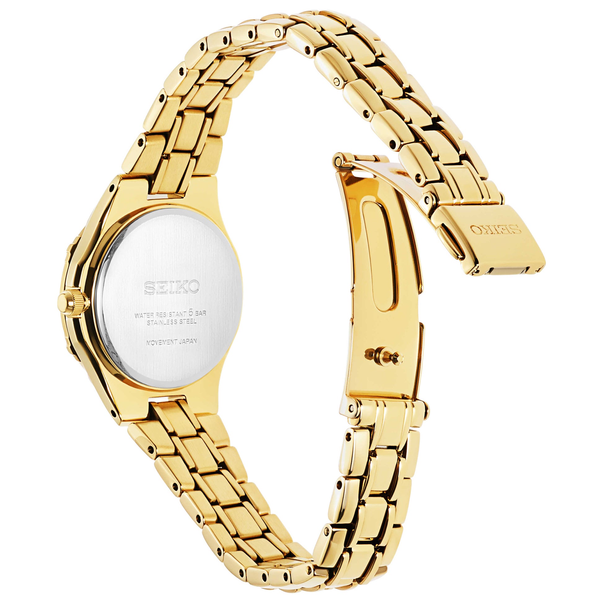 Seiko Solar Women's Solar Powered Quartz Watch SUT070 - Image #7