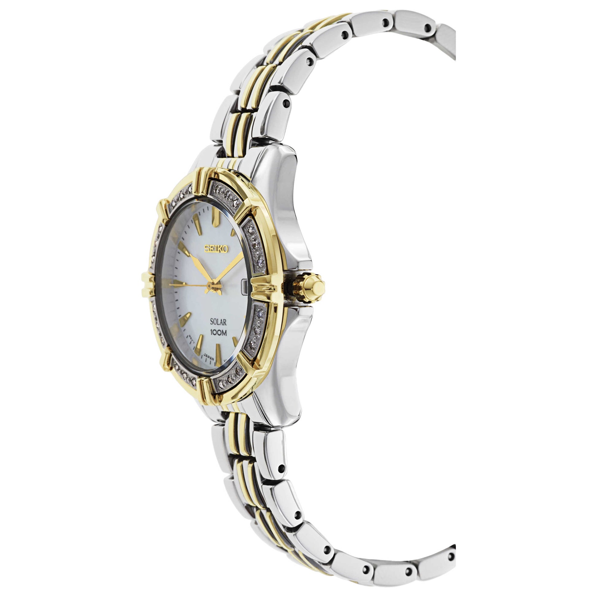 Seiko Core Women's Solar Powered Quartz Watch SUT072 - Image #4