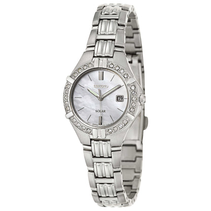 Front view of Seiko Solar Women's Solar Powered Quartz Watch SUT087